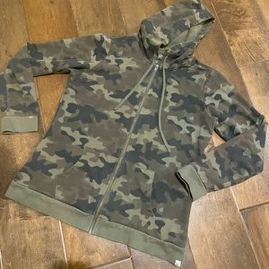 Eddie Bauer camo hooded jacket